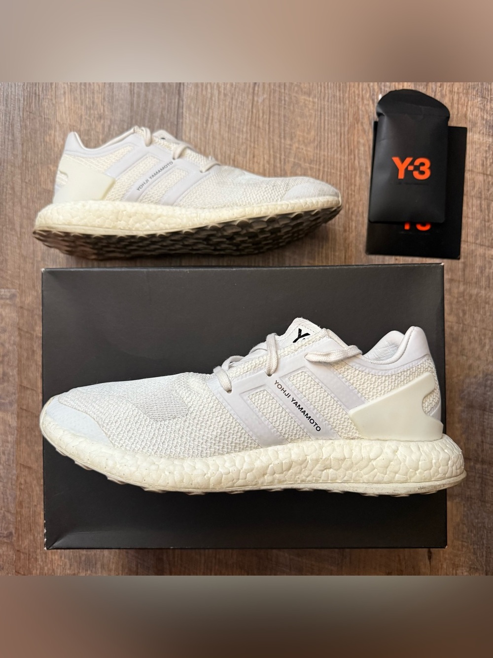 Adidas Y-3 PureBoost Crystal Triple White